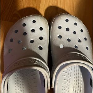 baby blue crocs (slightly used)